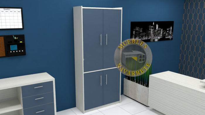 Librero Kook 16, 4 puertas