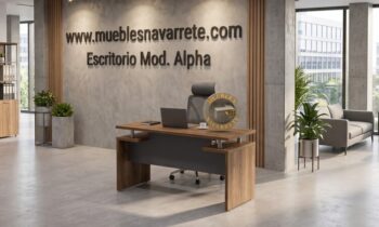 Escritorio Alpha faldon con diseño