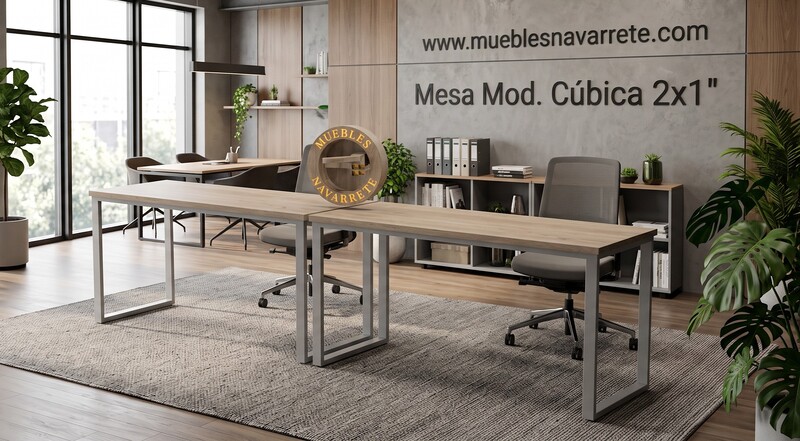 . Mesa Metalica " Cubica " - Image 2