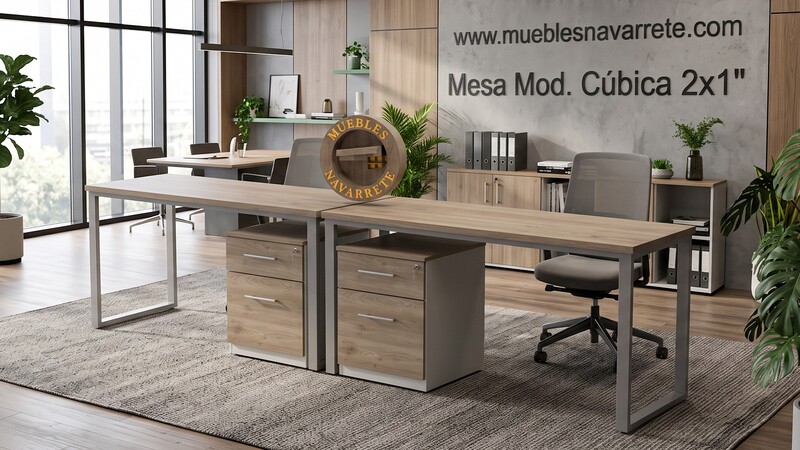 . Mesa Metalica " Cubica " - Image 3