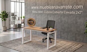 . Mesa Metalica " Cubica Cubierta Elevada"